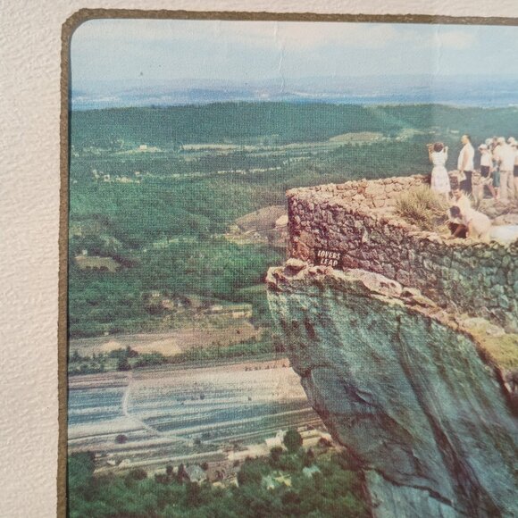 Vintage Framed Photo Lookout Mountain Tennessee Rock City Lovers Leap 1950s - Picture 6 of 11